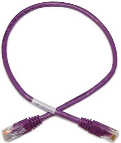 2M Cat 5e Crossover Lead Purple