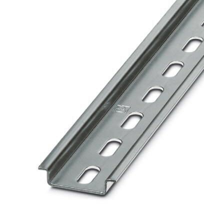 DIN Rail Perforated, Standard profile, width: 35 mm, height: 7.5 mm 2M Silver