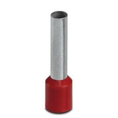 10mm Red Insulated Ferrule 18mm Barrel