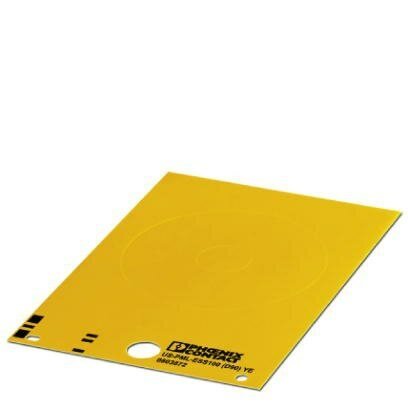 60mm Yellow Label For Marking Emergency Stop Buttons