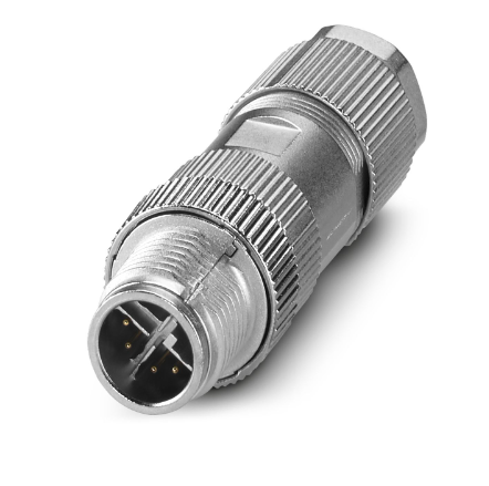 8 Pole M12 Male X-Coded Shielded Connector  