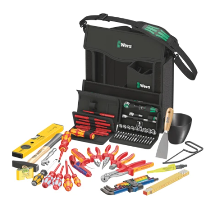 73 Piece Wera Tool Set For Electricians Tool Kit With Bag