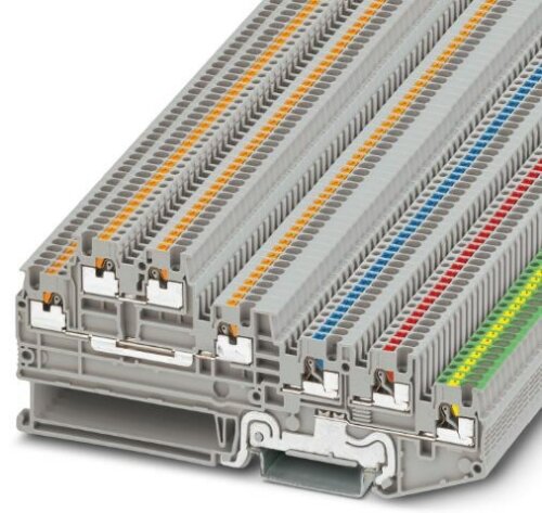 1.5mm Grey Initiator/Actuator Push-In Terminal Block