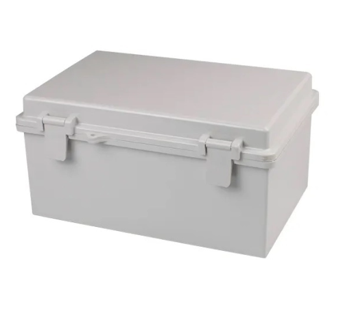 400x500x200mm ABS Enclosure Grey Cover, Hinged Lid