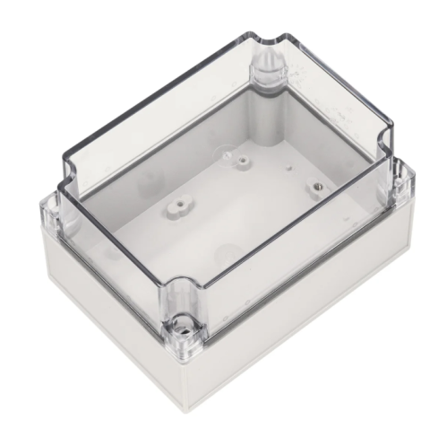 125x175x100mm ABS Enclosure Transparent Lid, Screw Lid