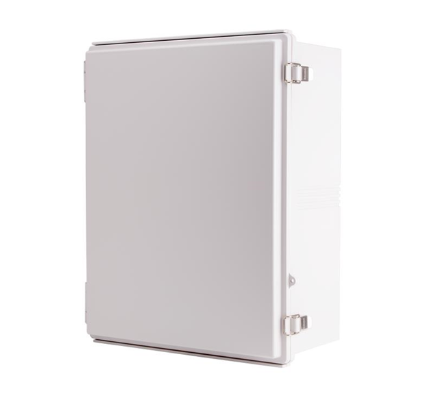 400x500x200mm PC Enclosure Grey Cover, Hinged Lid