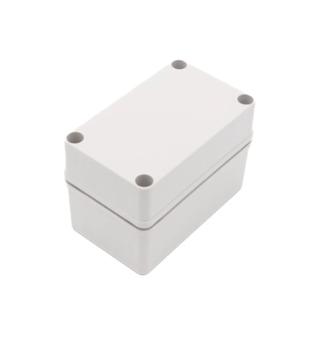 80x130x85mm PC Enclosure Grey Cover, Screw Lid