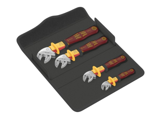 4 Piece Joker VDE-Insulated Self-Setting Spanner Set