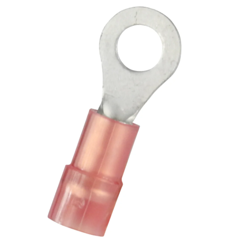M3 Ring Terminal Double Crimp 0.5-1.5mm Red/100pc