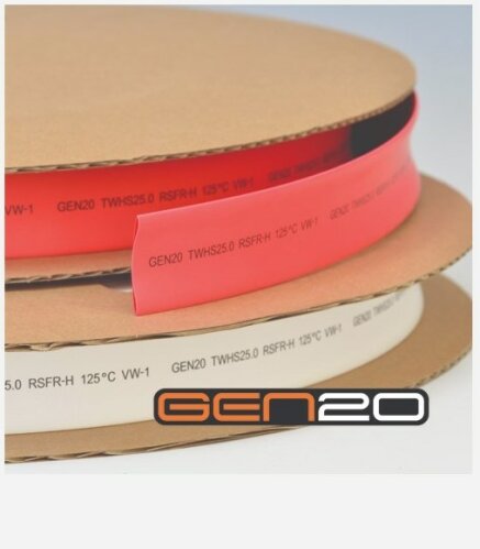 10mm Black Thin Wall Heat Shrink Reel (100m)