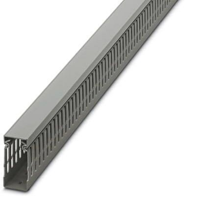 W30x60mm Grey Narrow Open Slot Ducting 2M Length