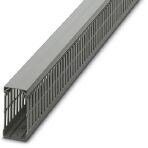 W40x80mm Grey Narrow Open Slot Ducting 2M Length