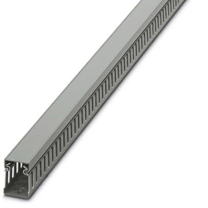 W30x40mm Grey Narrow Open Slot Ducting 2M Length