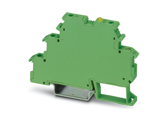 24 VDC / 10A Power Solid-State Relay Terminal Block With Short-Circuit-Proof DC Voltage Output