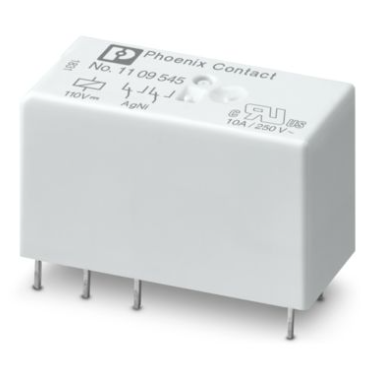 115VAC / 16A Pluggable Miniature Power Relay, 1 Changeover Contact 