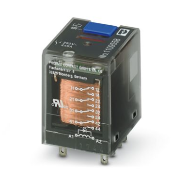 48VDC / 6A Pluggable Miniature Power Relay, 4 Changeover Contact 