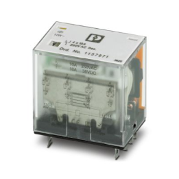 115VAC / 10A Plug-In Relay 4 Changeover Contacts, With LED