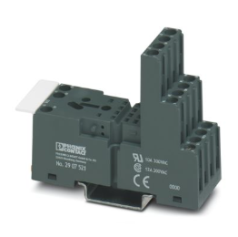 Screw Connection Base For Miniature Power Relay With 2 Or 4 Changeover