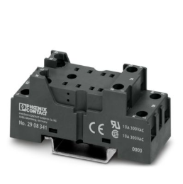 ECOR-2 Relay Base For Industrial Relays With 2 Changeover Contacts