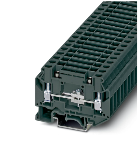 6mm Dark Grey Test Disconnect Screw Terminal Block