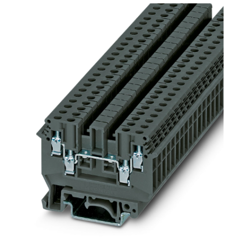 2.5mm Dark Grey QUATTRO Screw Terminal Block