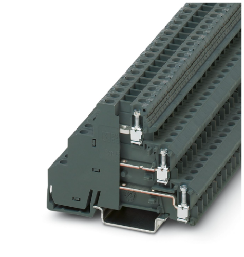 2.5mm Dark Grey 3 Level Screw Terminal Block