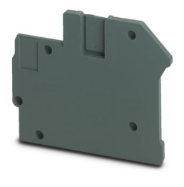 Dark Grey End Cover For 2.5mm TB Terminal