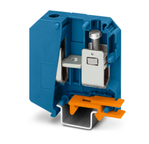 50mm Blue Grey Screw Terminal Block