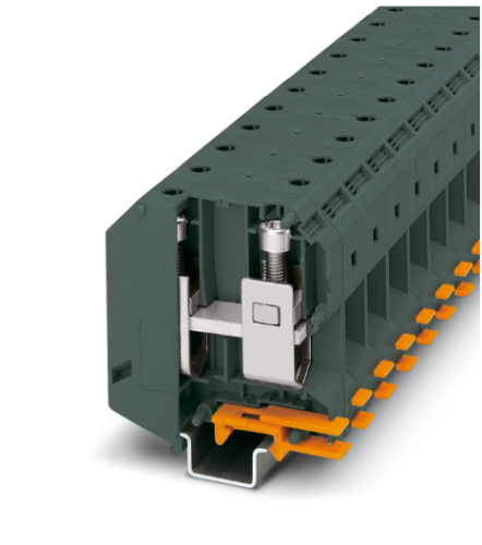 95mm Dark Grey Screw Terminal Block