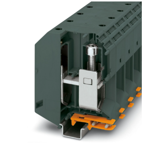 240mm Dark Grey Screw Terminal Block