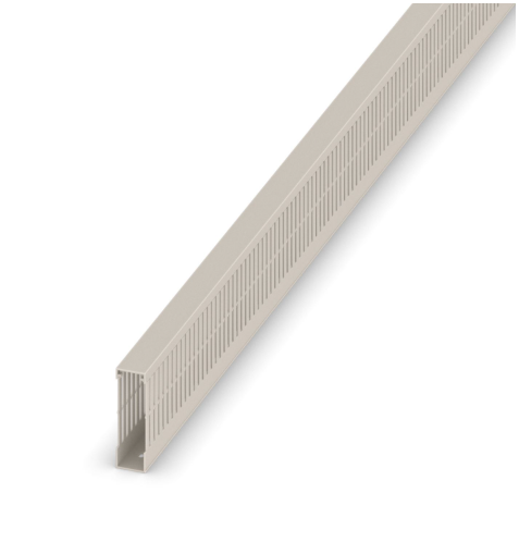 W25x80mm Grey Narrow Open Slot Ducting 2M Length