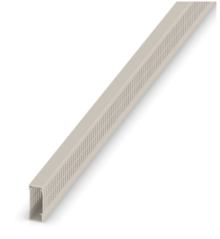 W25x60mm Grey Narrow Open Slot Ducting 2M Length