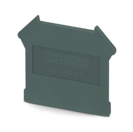 Dark Grey End Cover For TB 4-10mm Terminals