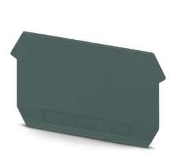 Dark Grey End Cover For 2.5-4mm QUATTRO Terminals