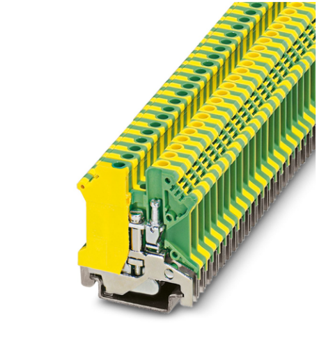 4mm Green/Yellow PE Screw Terminal