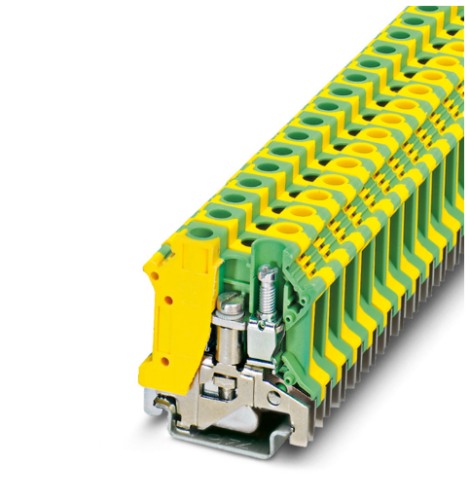 10mm Green/Yellow PE Screw Terminal
