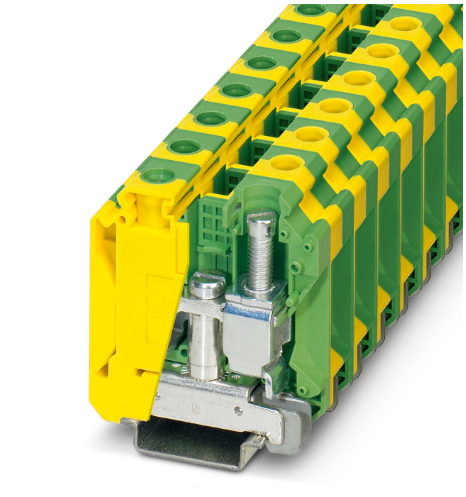 35mm Green/Yellow PE Screw Terminal