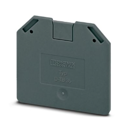 Dark Grey End Cover For 35mm TB 