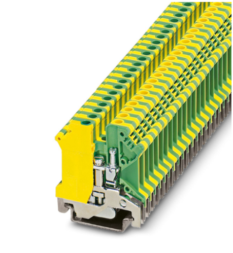 4mm Green/Yellow PE Screw Terminal