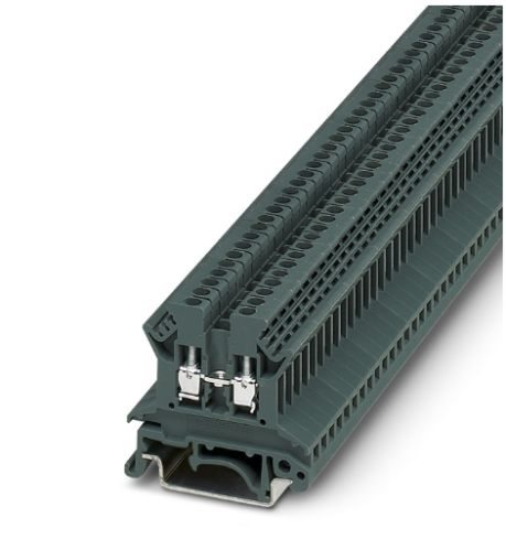 2.5mm Dark Grey Screw Terminal Block