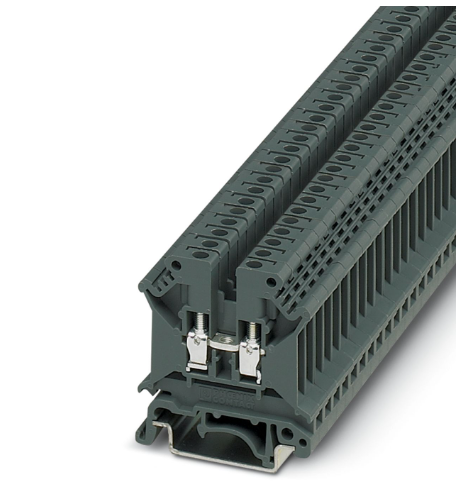 4mm Dark Grey Screw Terminal Block