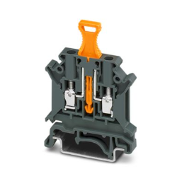 4mm Dark Grey Screw Disconnect With Captive Isolating Plugs