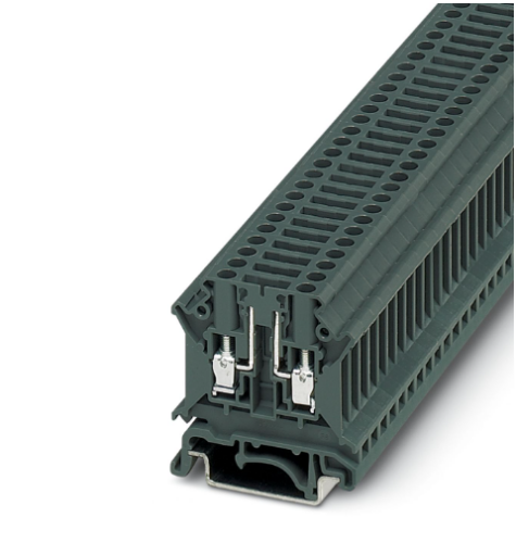 4mm Dark Grey Disconnect Terminal Block For Receiving Isolating Plugs