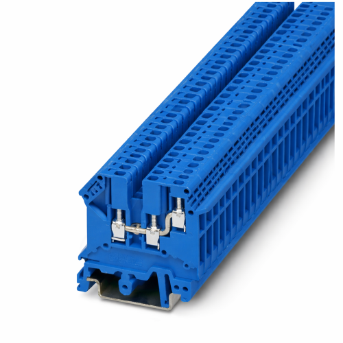 2.5mm Blue 3-Way Screw Terminal Block
