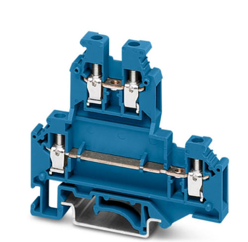 4mm Blue 2 Level Screw Terminal