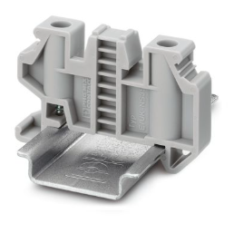 End clamps, for supporting the ends of double-level and three-level terminal blocks, width: 10 mm