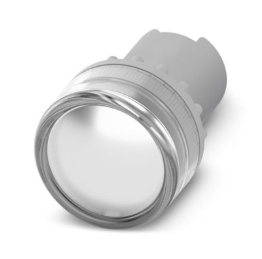 Indicator, 22mm, White LED integrated, AC/DC 24 ... 240 V, PT Push-in connection COPY
