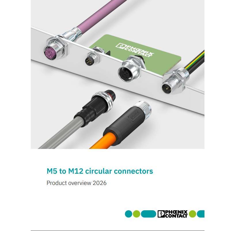 Phoenix M5 to M12 circular connectors